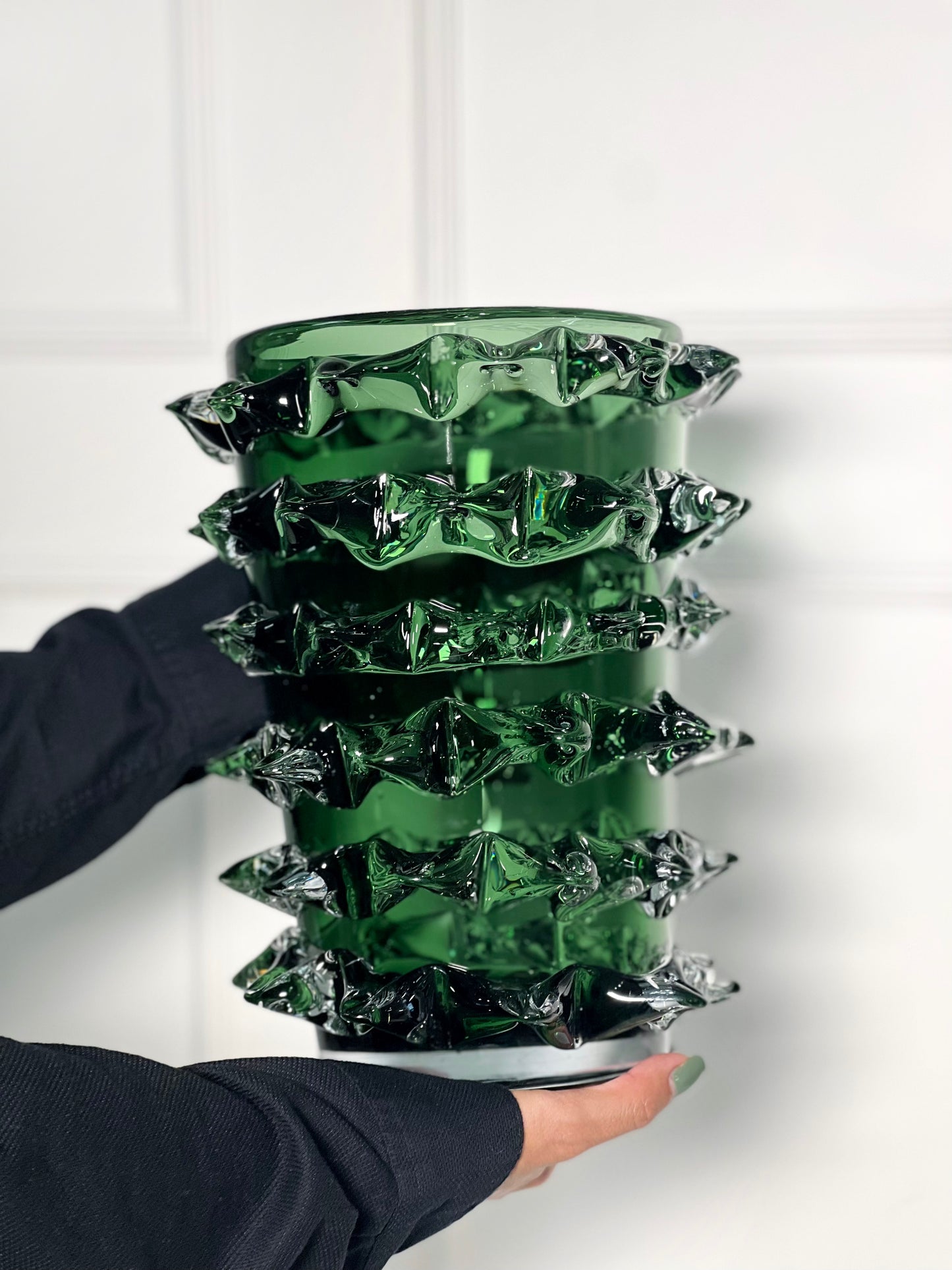 MURANO SPARKLER GREEN DARK M
