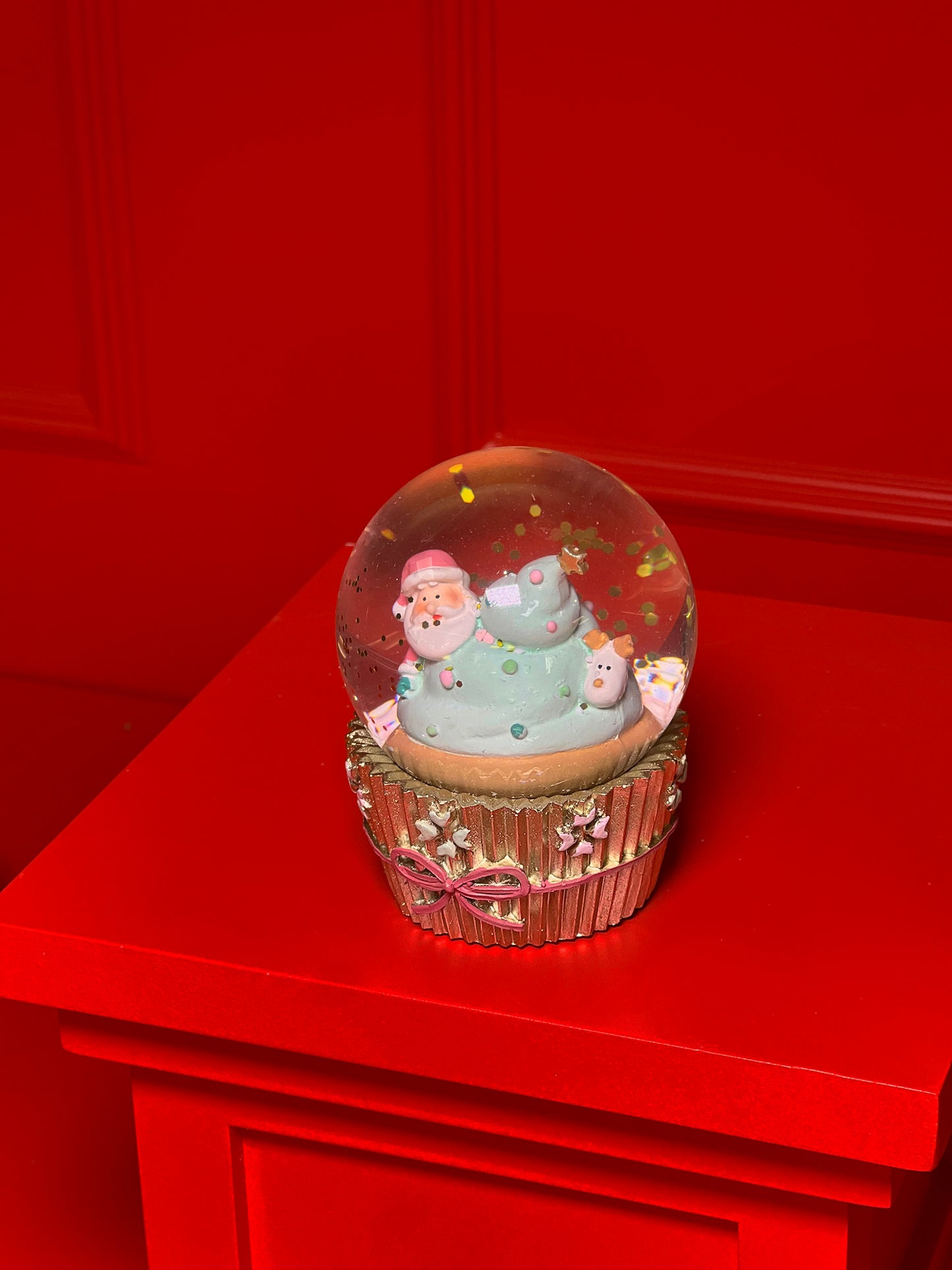 GLOBO DE NEVE COM PAI NATAL