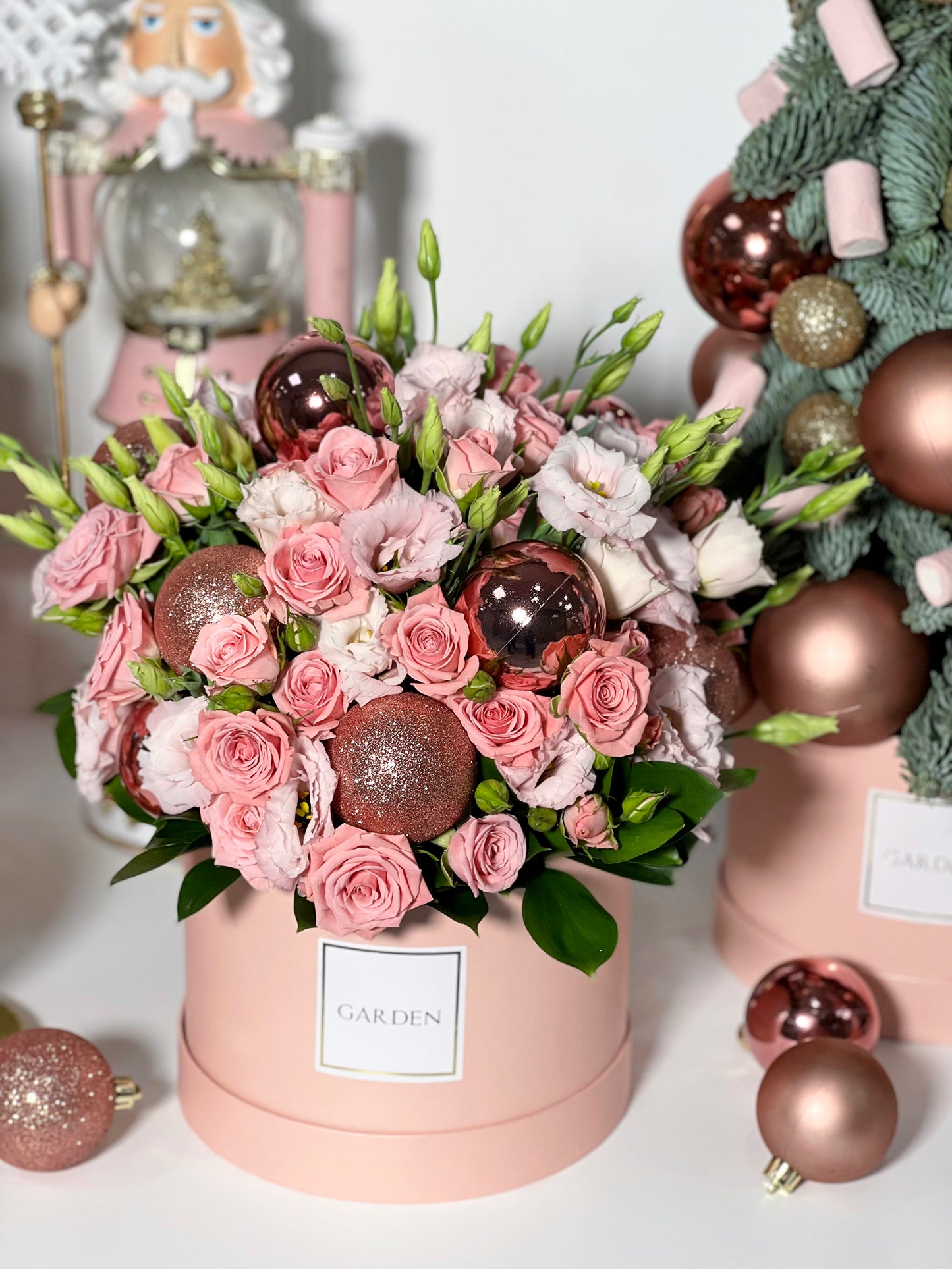 BOX CHRISTMAS PINK L