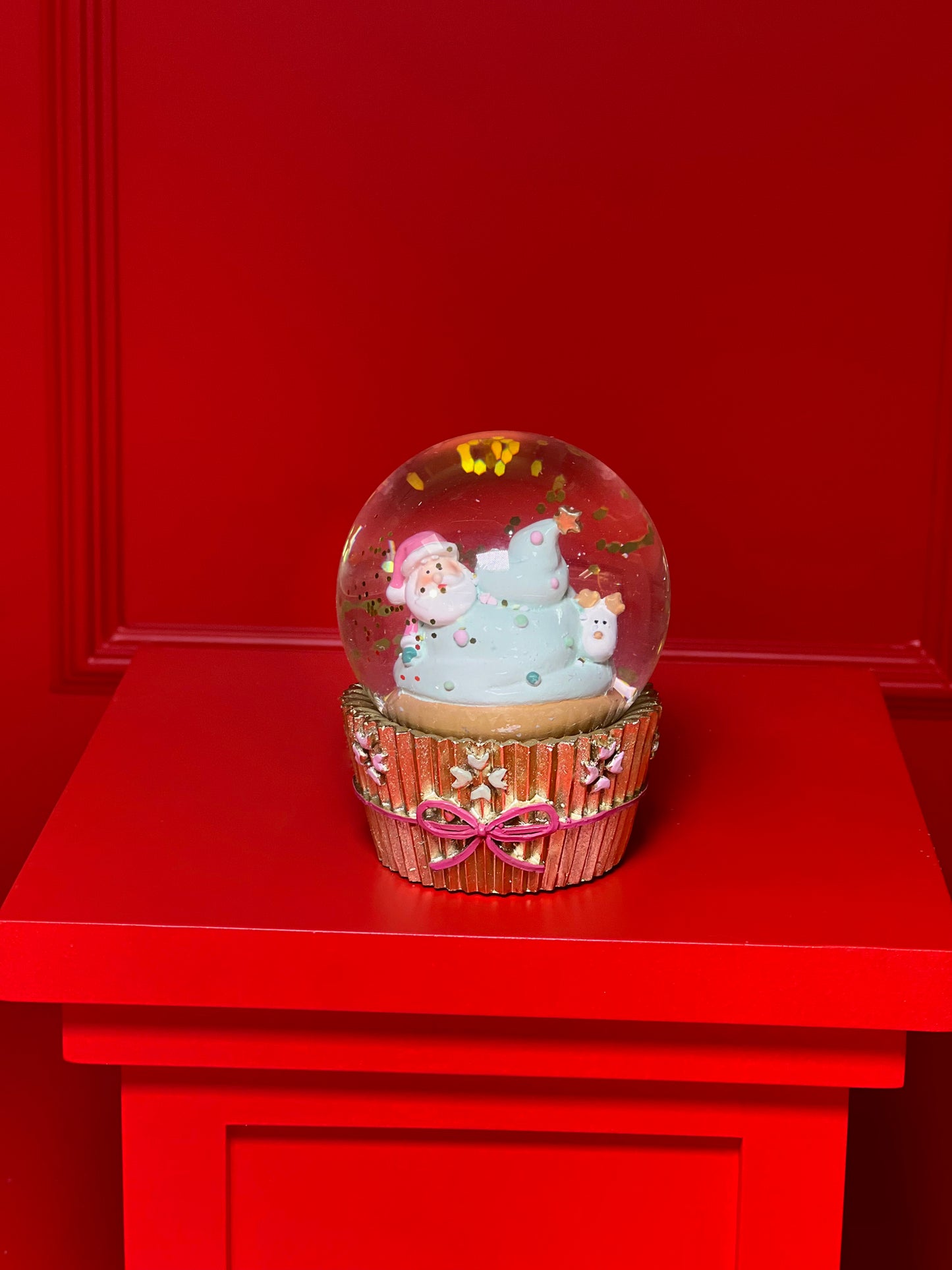 GLOBO DE NEVE COM PAI NATAL