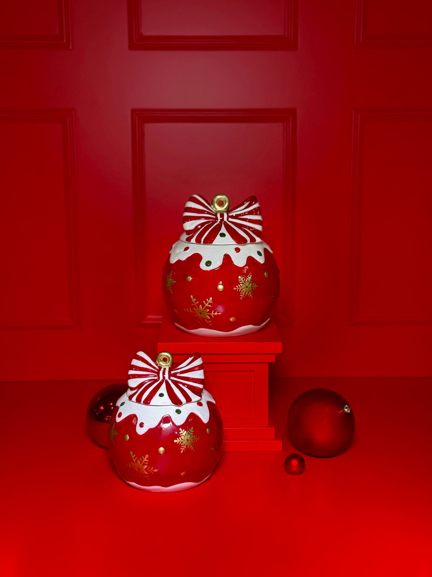 CACHEPOT DE BOLA DE NATAL