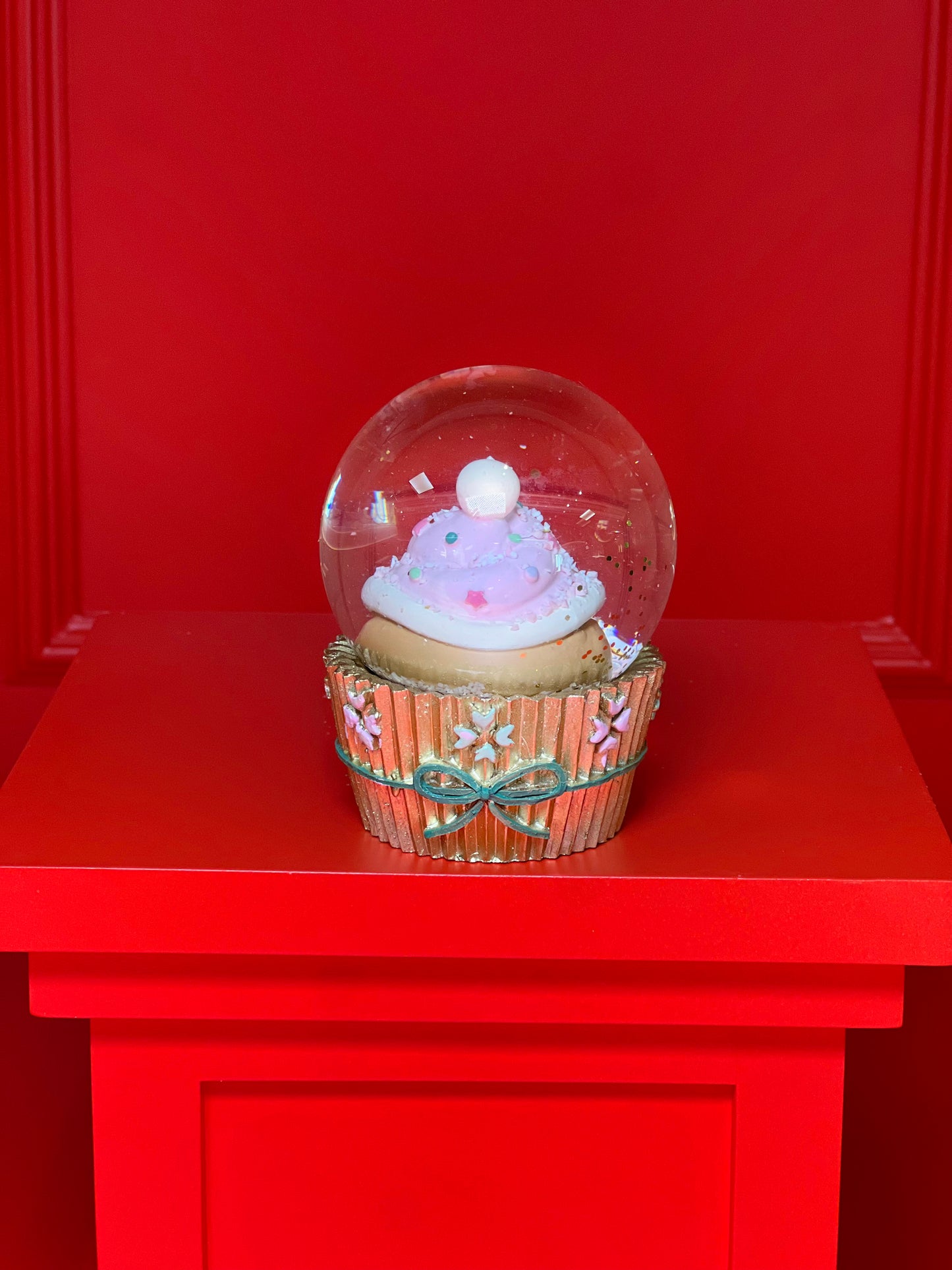 GLOBO DE NEVE CUPCAKE