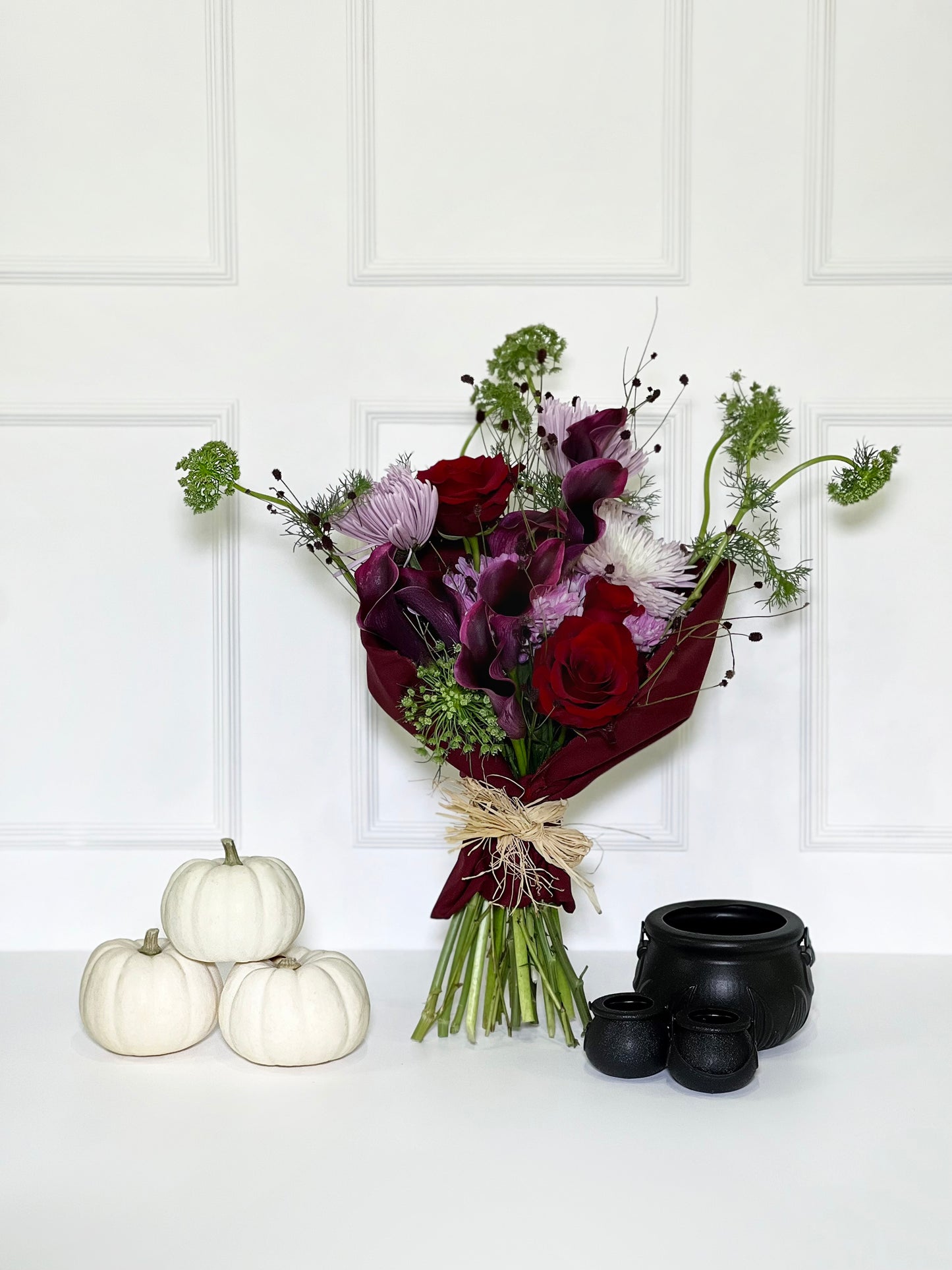 BOUQUET ASTRID COM TECIDO ROXO