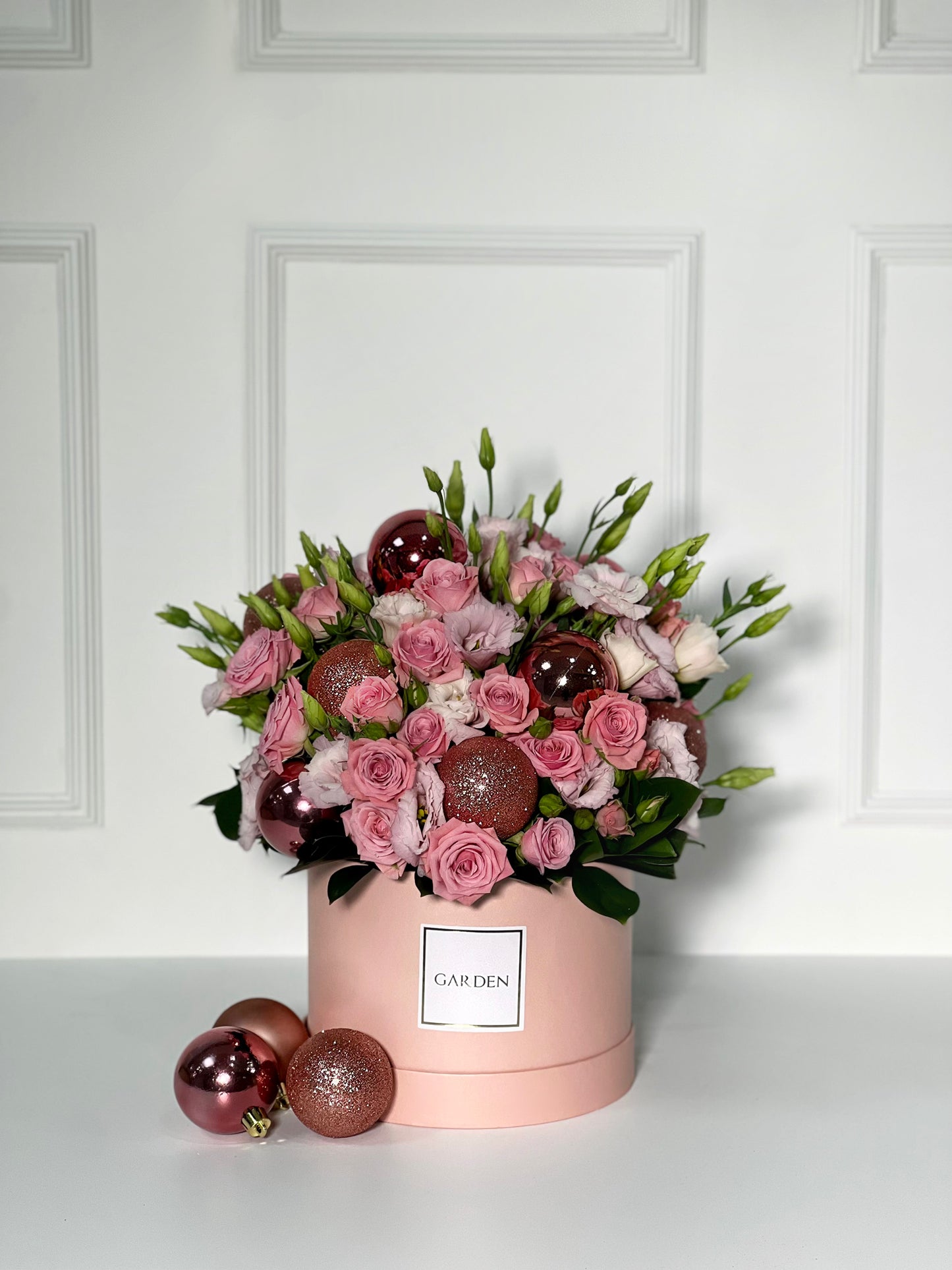BOX CHRISTMAS PINK L