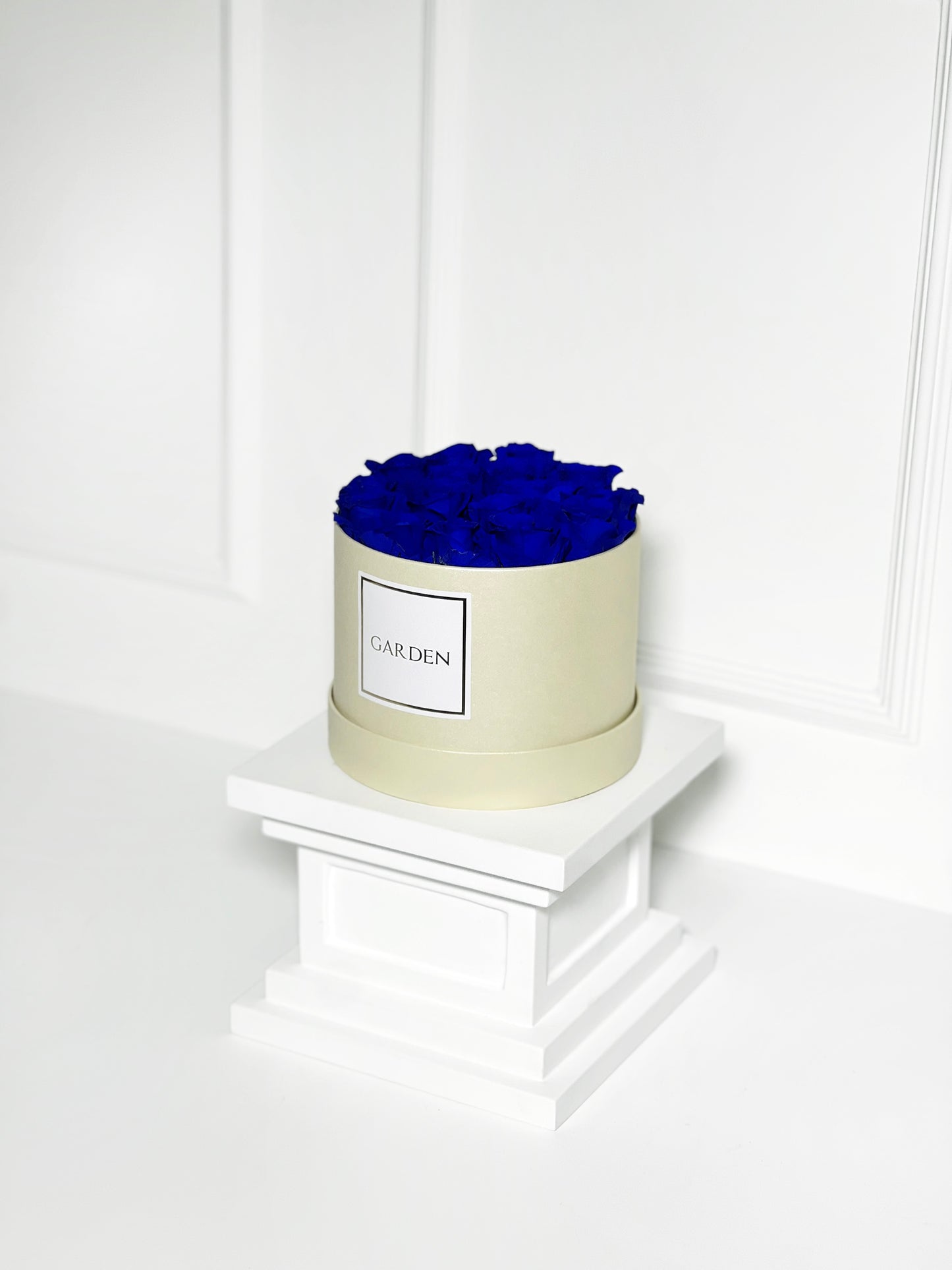 BOX ROSAS PRESERVADAS AZUL TAMANHO P