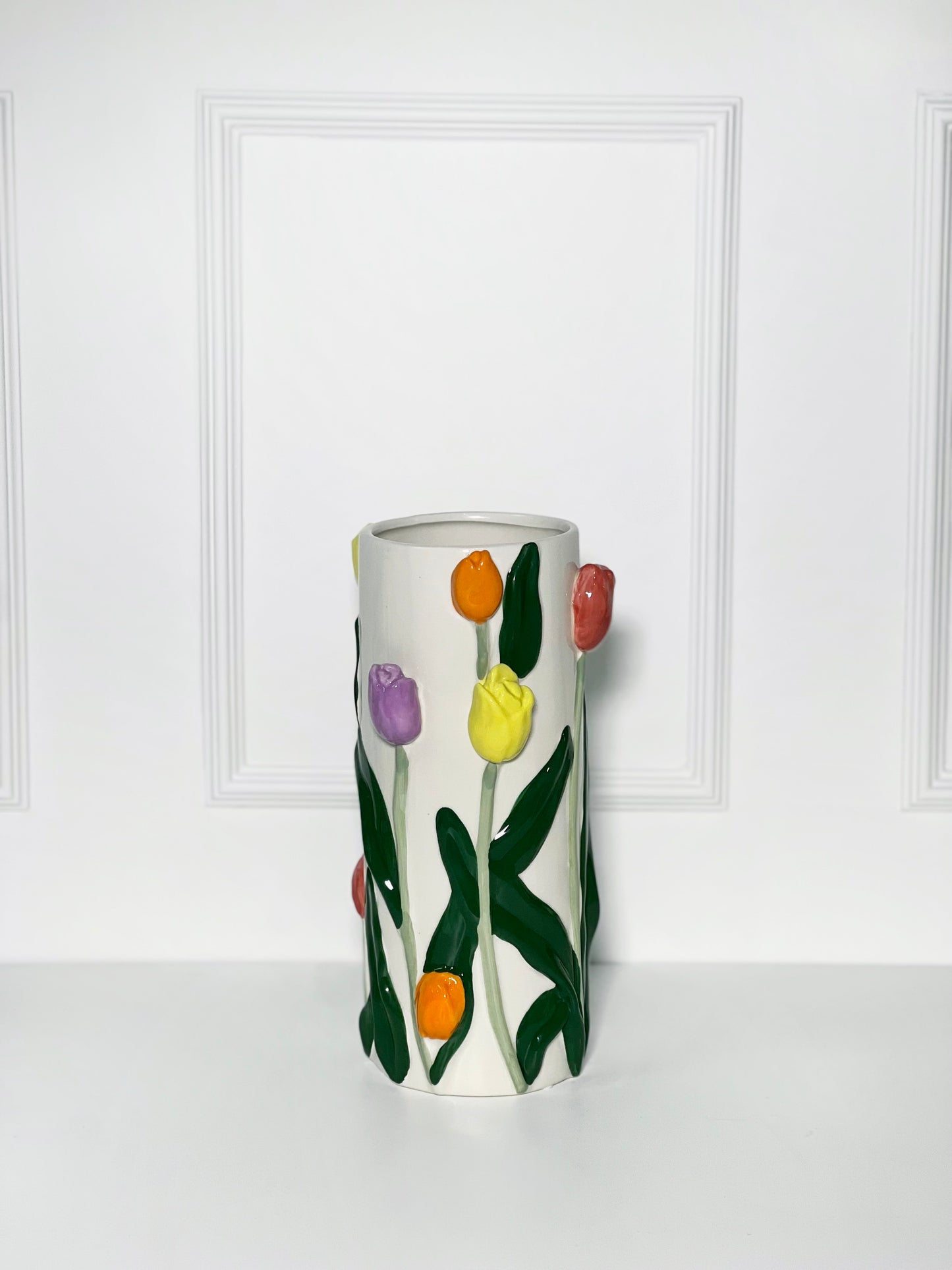 VASO DE TULIPAS M