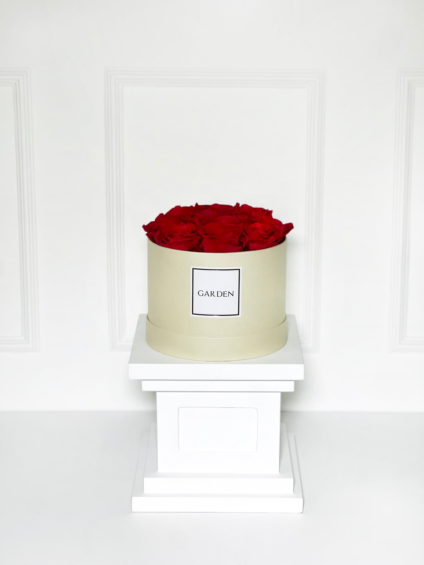 BOX ROSAS PRESERVADAS VERMELHA TAMANHO M