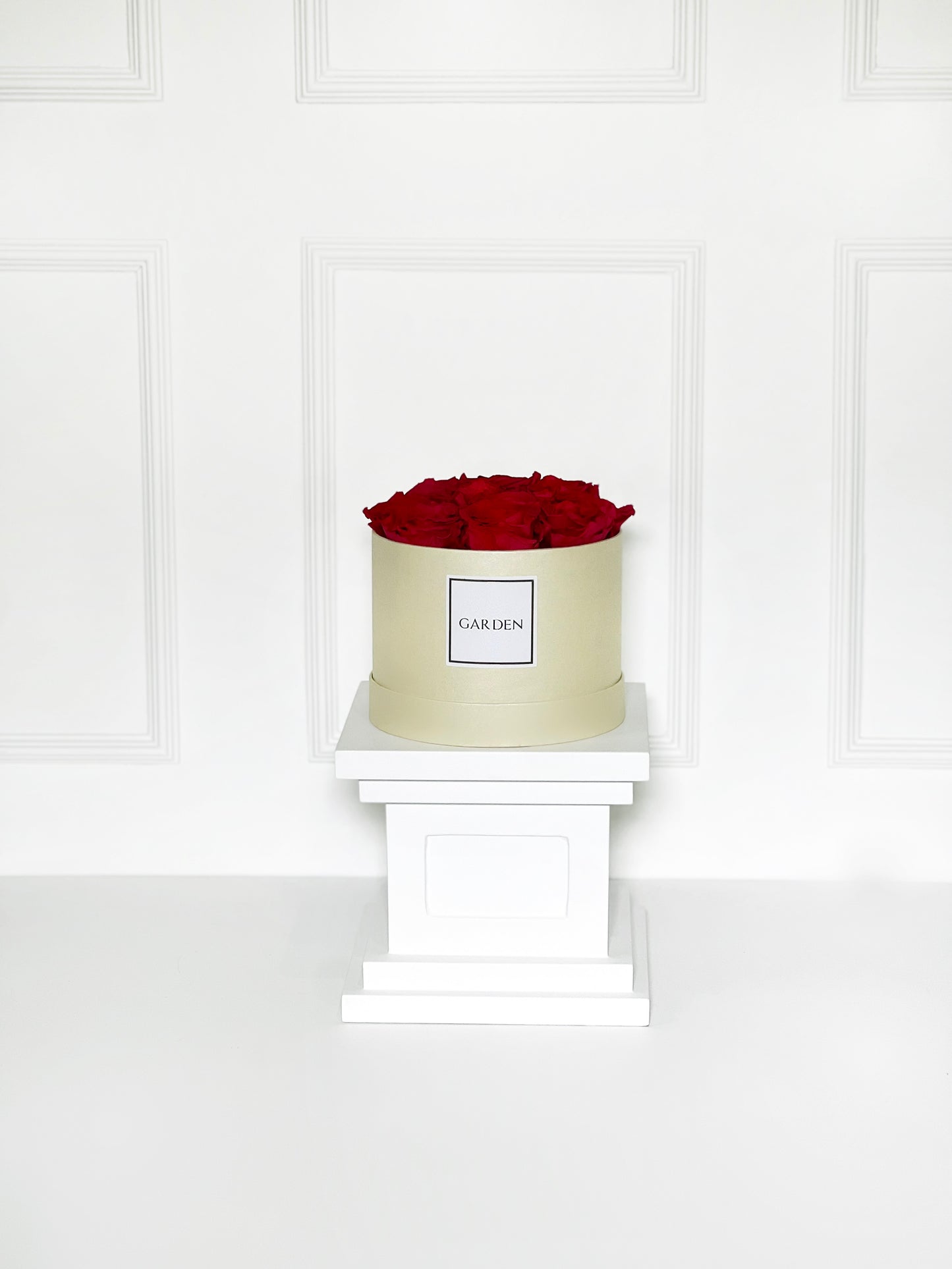 BOX ROSAS PRESERVADAS VERMELHA TAMANHO M