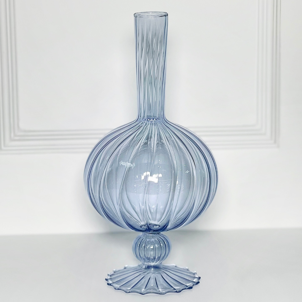 VASO MONOFIORE OVO BLUE