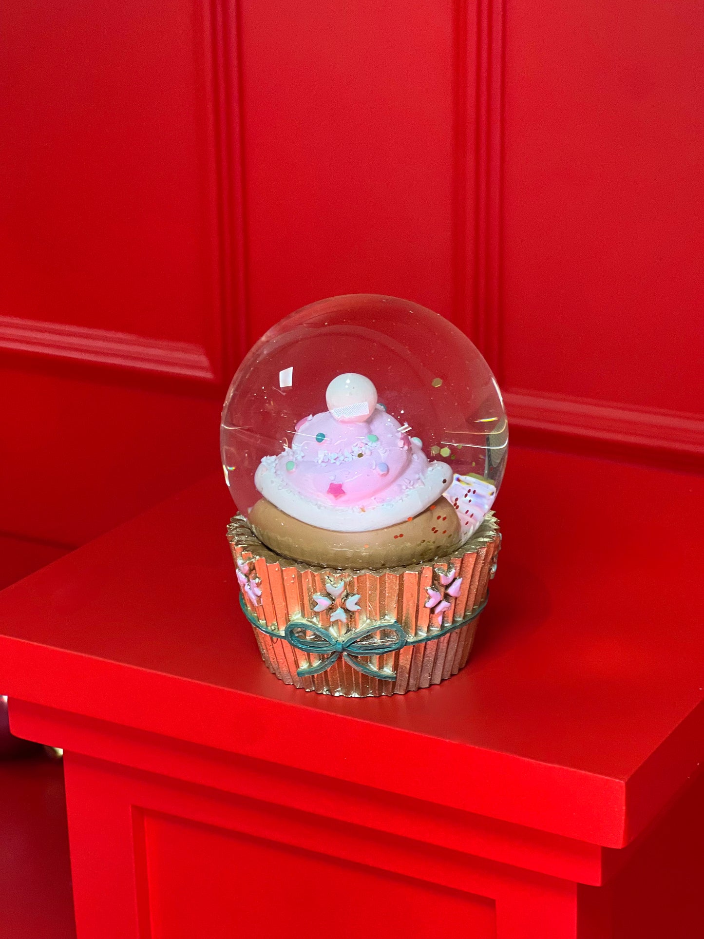 GLOBO DE NEVE CUPCAKE