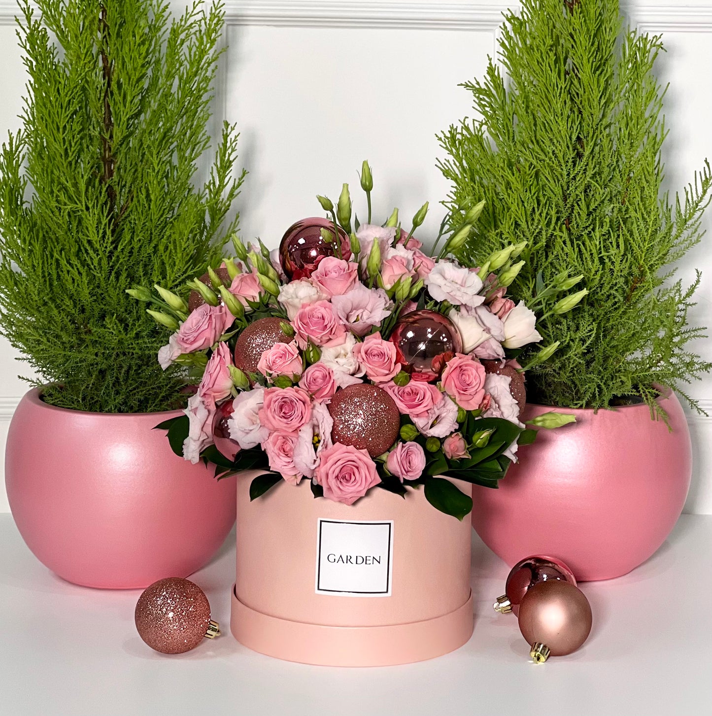 BOX CHRISTMAS PINK L