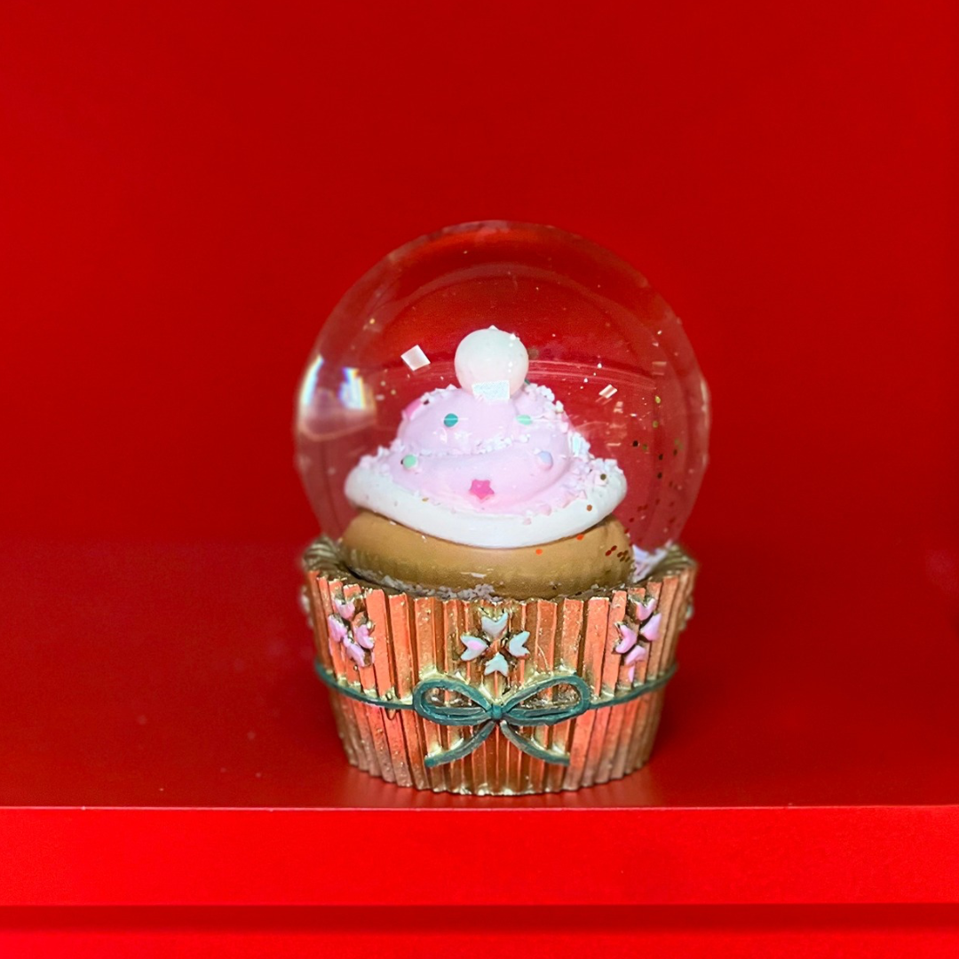 GLOBO DE NEVE CUPCAKE