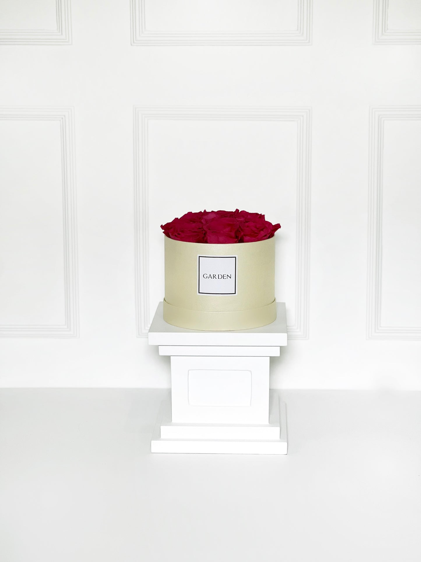 BOX ROSAS PRESERVADAS PINK TAMANHO M