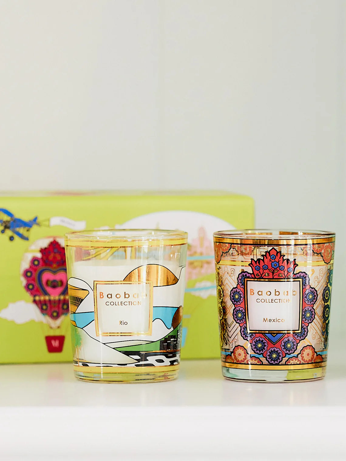 MY FIRST BAOBAB TRAVEL SET 3 VELAS RIO-MEXICO-MIAMI