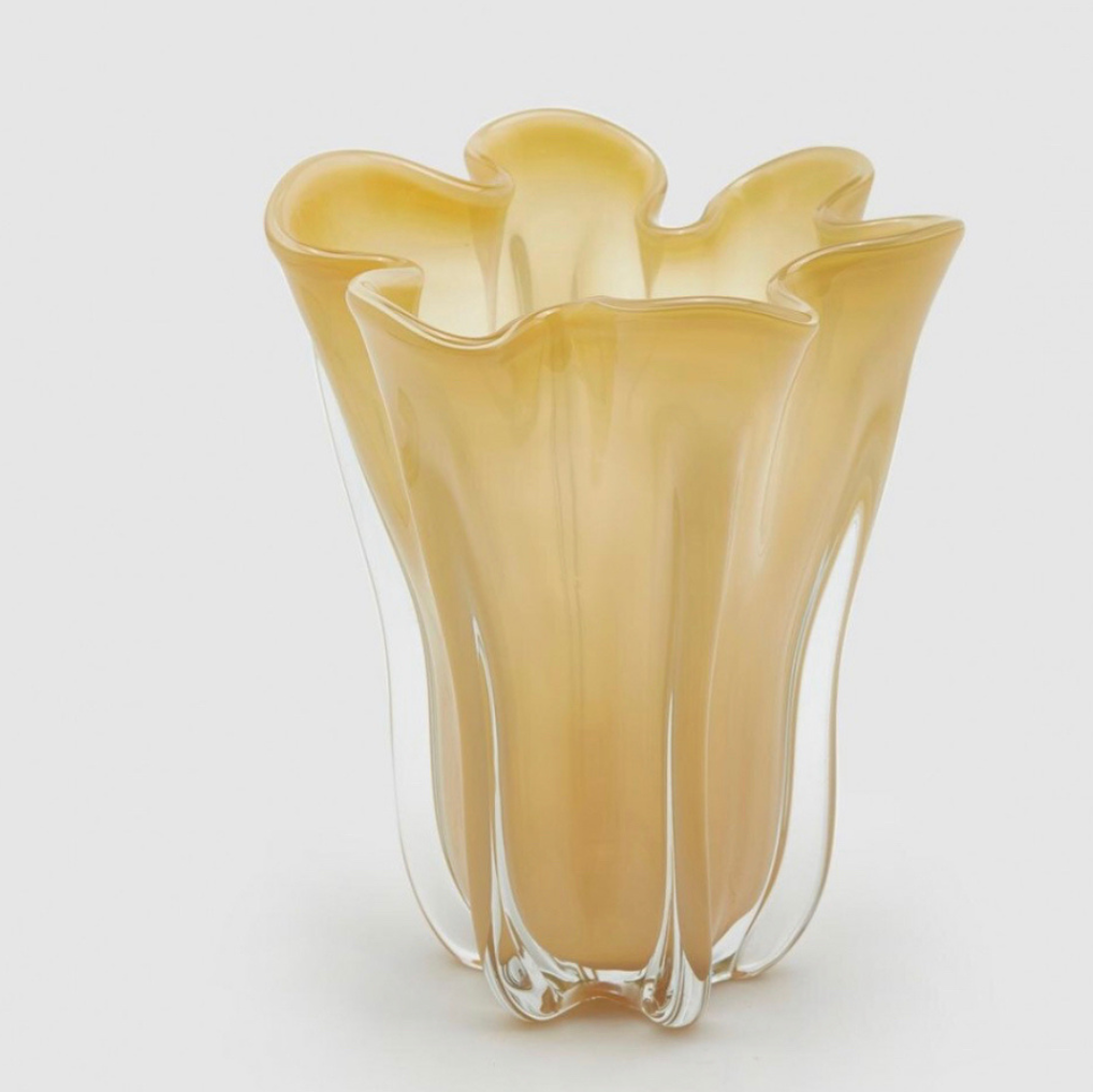 VASO MURANO AMBAR 27 CM