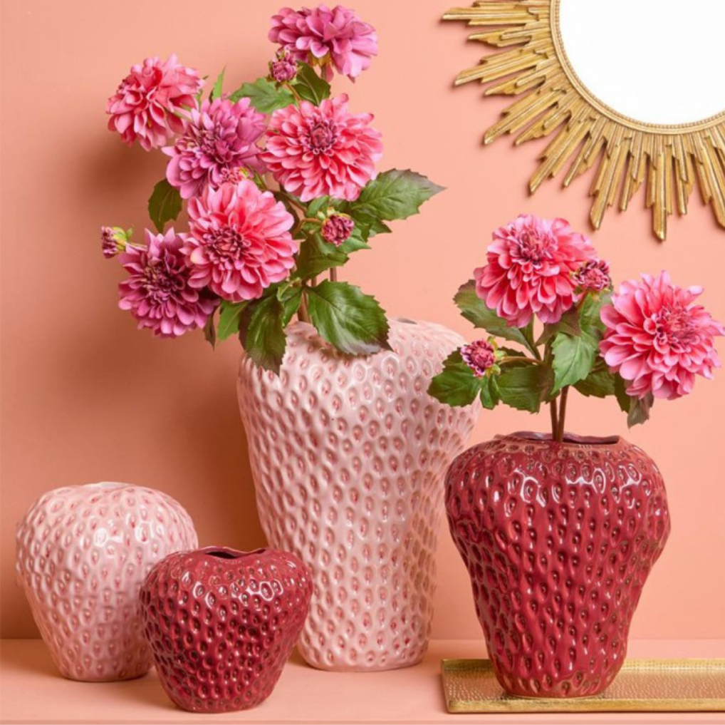 VASO FRUTTI STRAWBERRY ROSA M