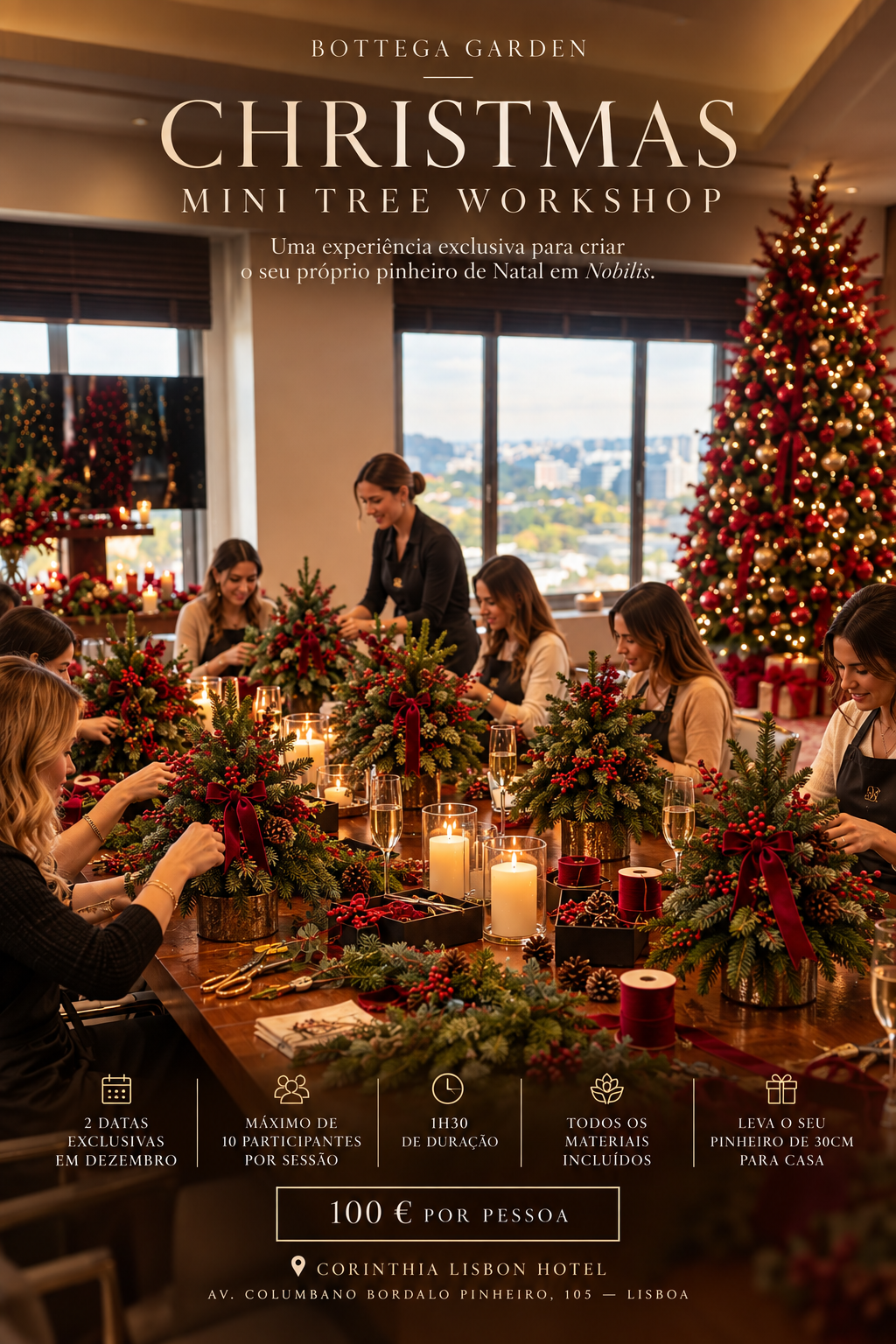 CHRISTMAS MINI TREE WORKSHOP by Bottega Garden
