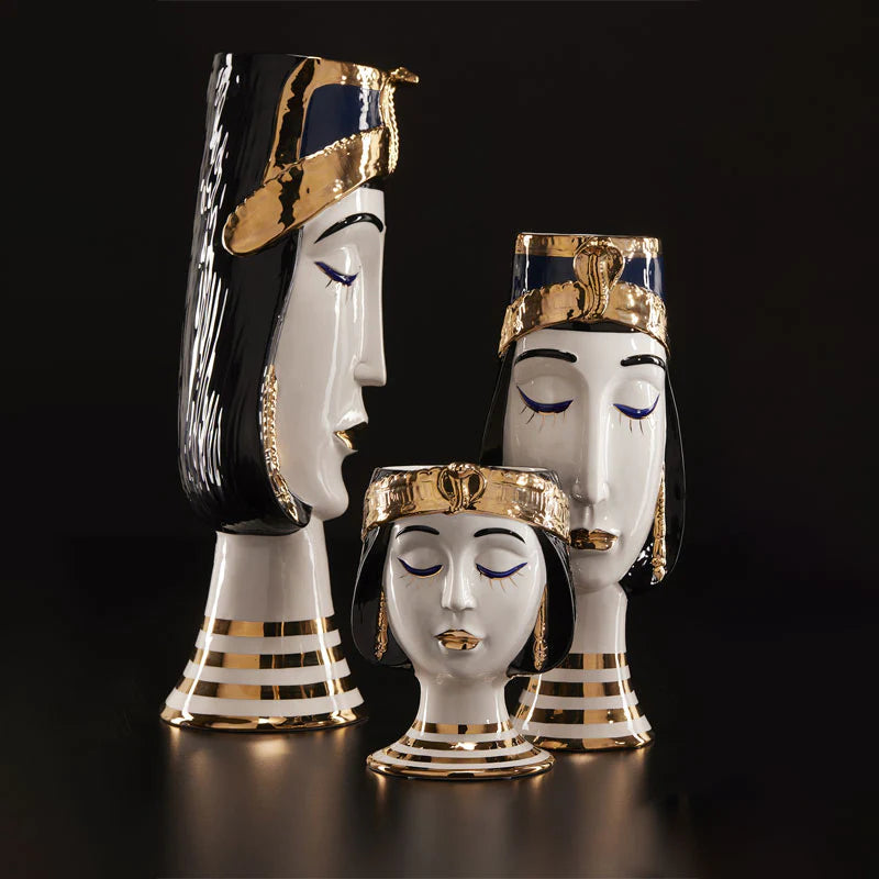 Vaso Egypt Iside H61 D23 cm