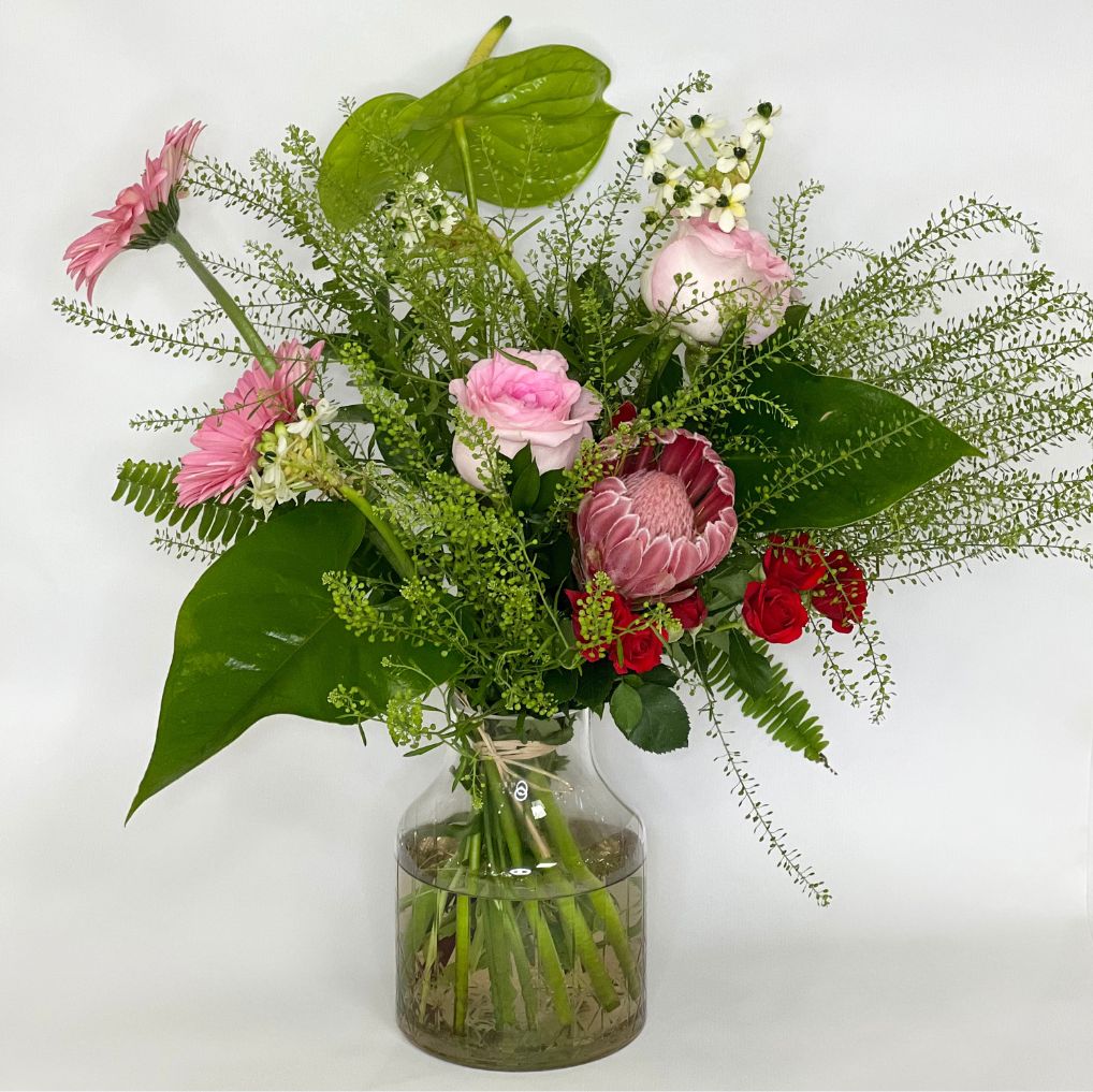 Arranjo Flora com Crystal Vase