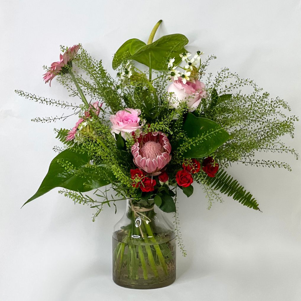 Arranjo Flora com Crystal Vase