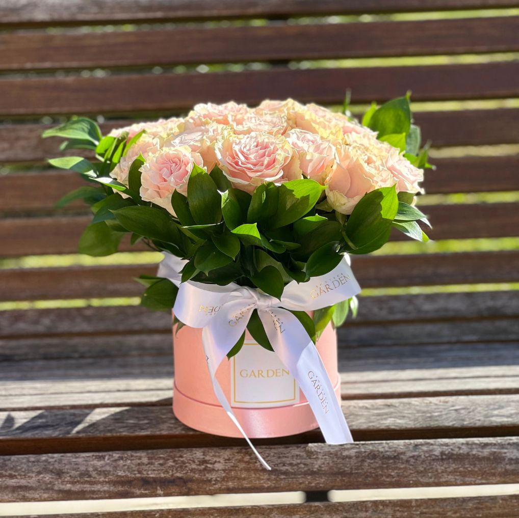 Box Clara 20 rosas cor de Rosa