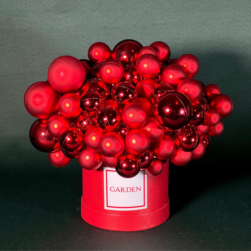 Box Christmas Balls Small