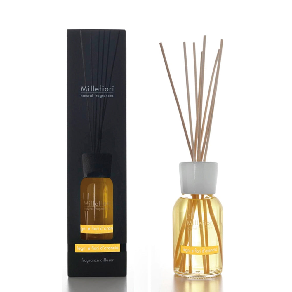 DIFUSOR NATURAL STICK MADEIRAS E FLORES DE LARANJA 250ML