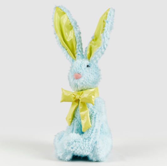 Pelúcia Coelho Pasquale Altura 60 cm Azul