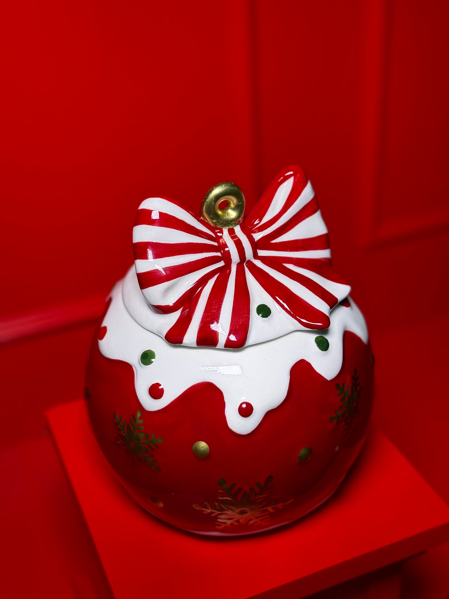 CACHEPOT DE BOLA DE NATAL