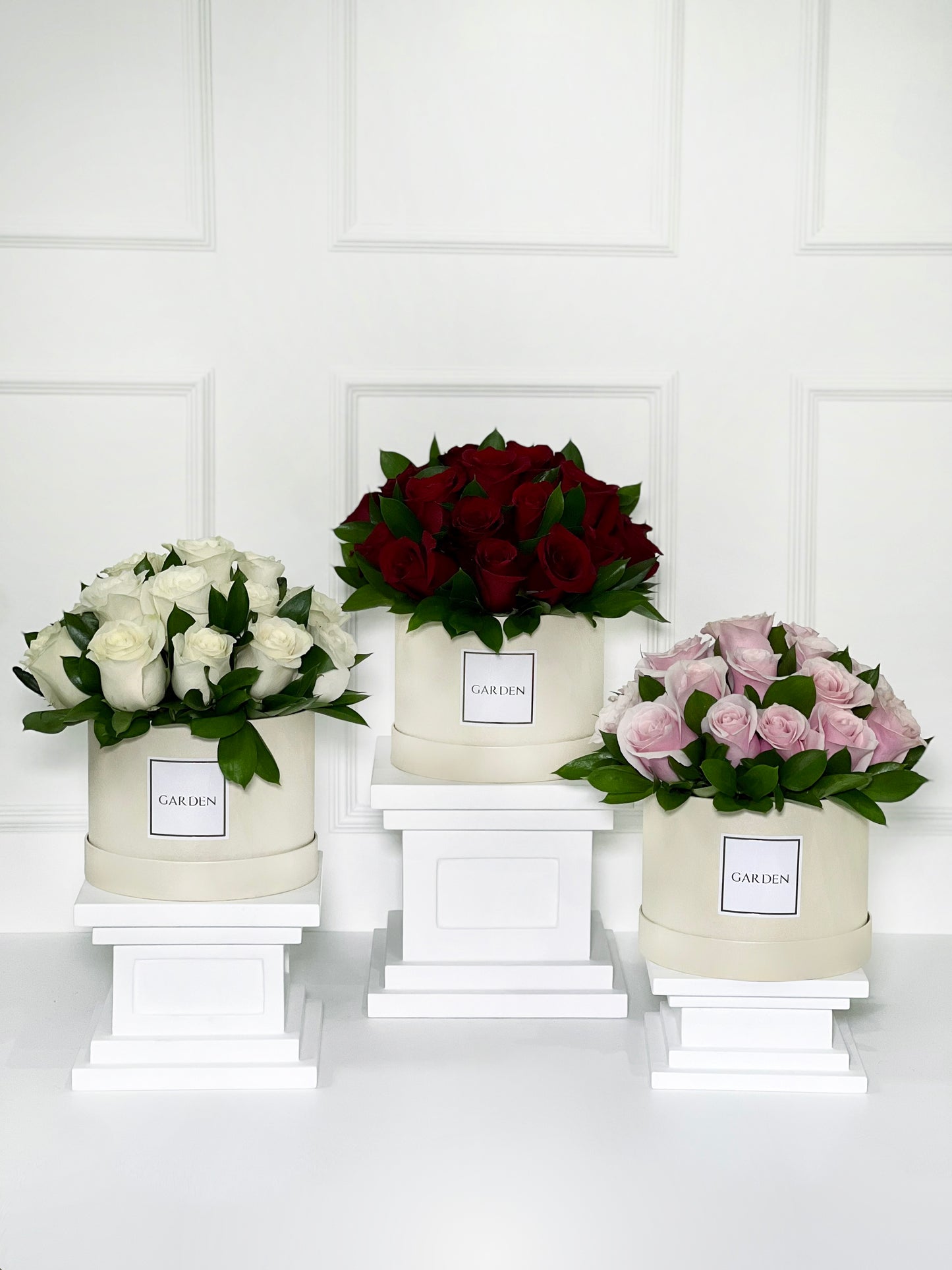 BOX CLÁSSICA COM ROSAS COR DE ROSA