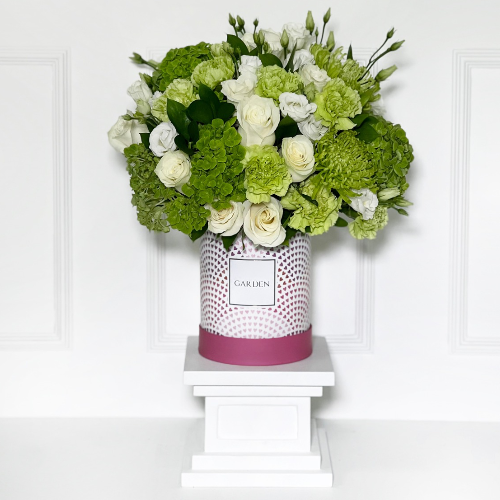 BOX HEART CAMPESTRE GREEN