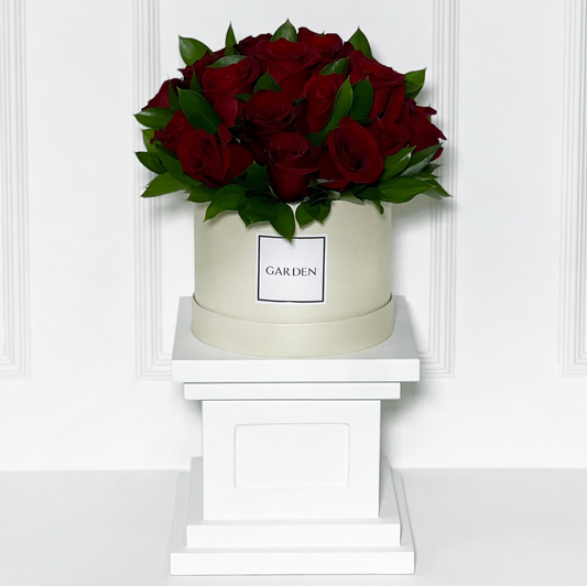 BOX CLÁSSICA COM ROSAS VERMELHAS
