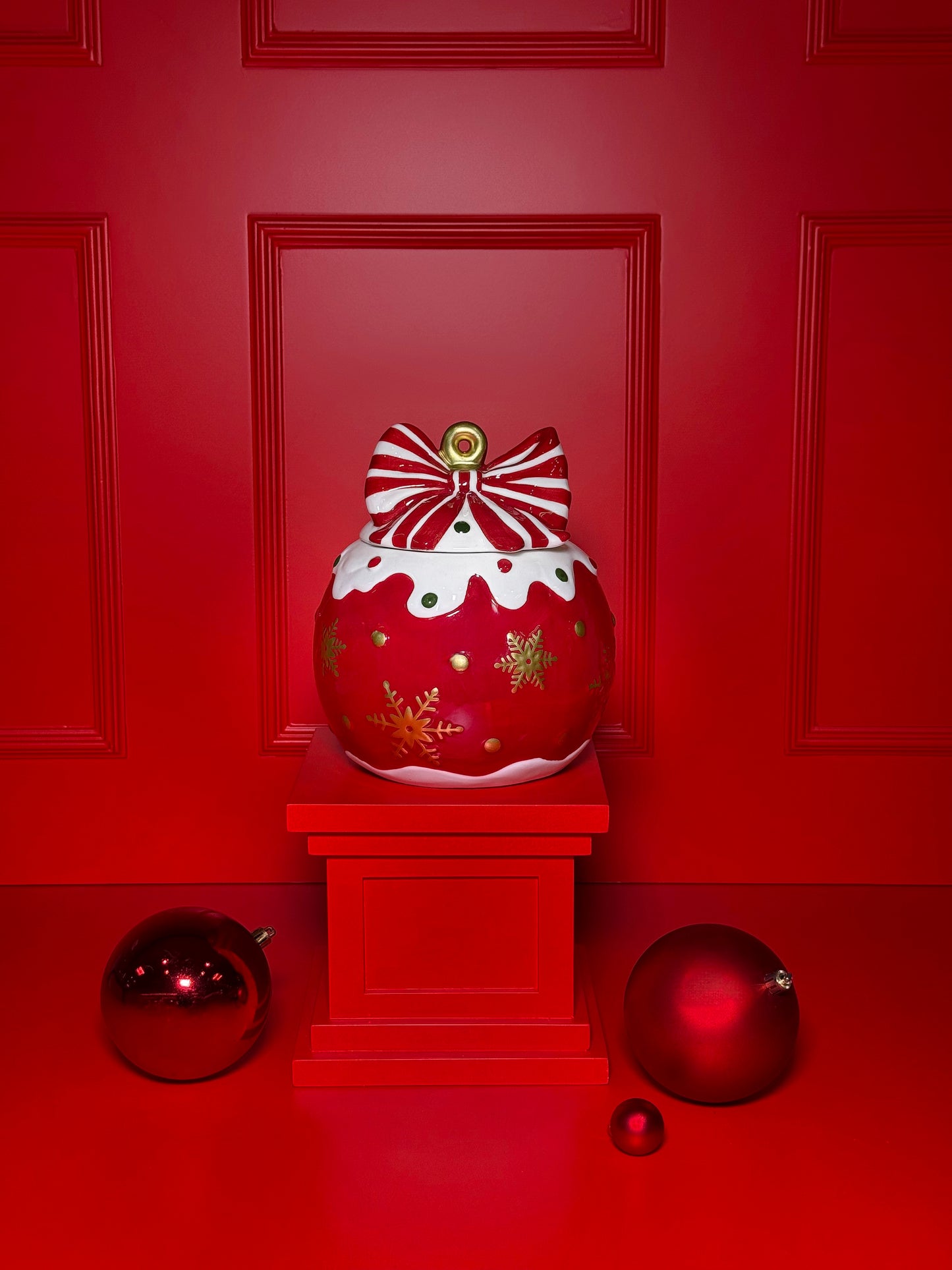 CACHEPOT DE BOLA DE NATAL