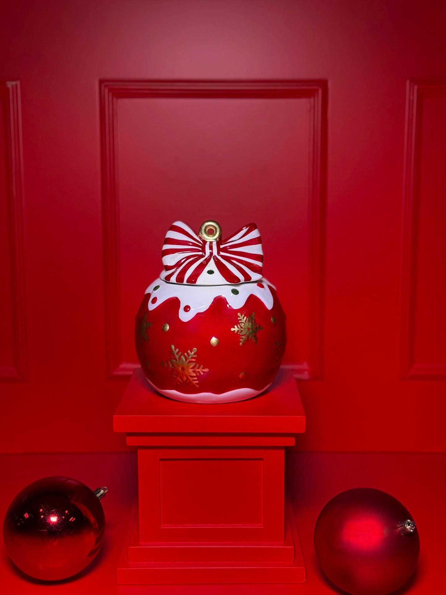 CACHEPOT DE BOLA DE NATAL