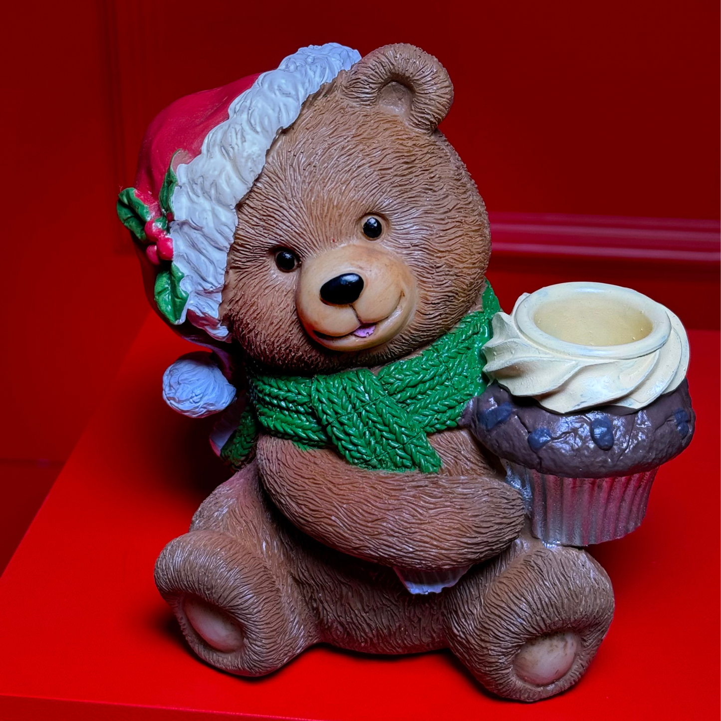 CANDELABRO URSO COM CUPCAKE