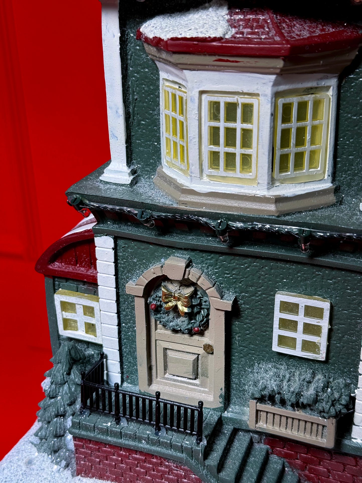 CASA DE NATAL COM LUZES LED