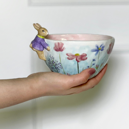 BAWL RABBIT FLORAL