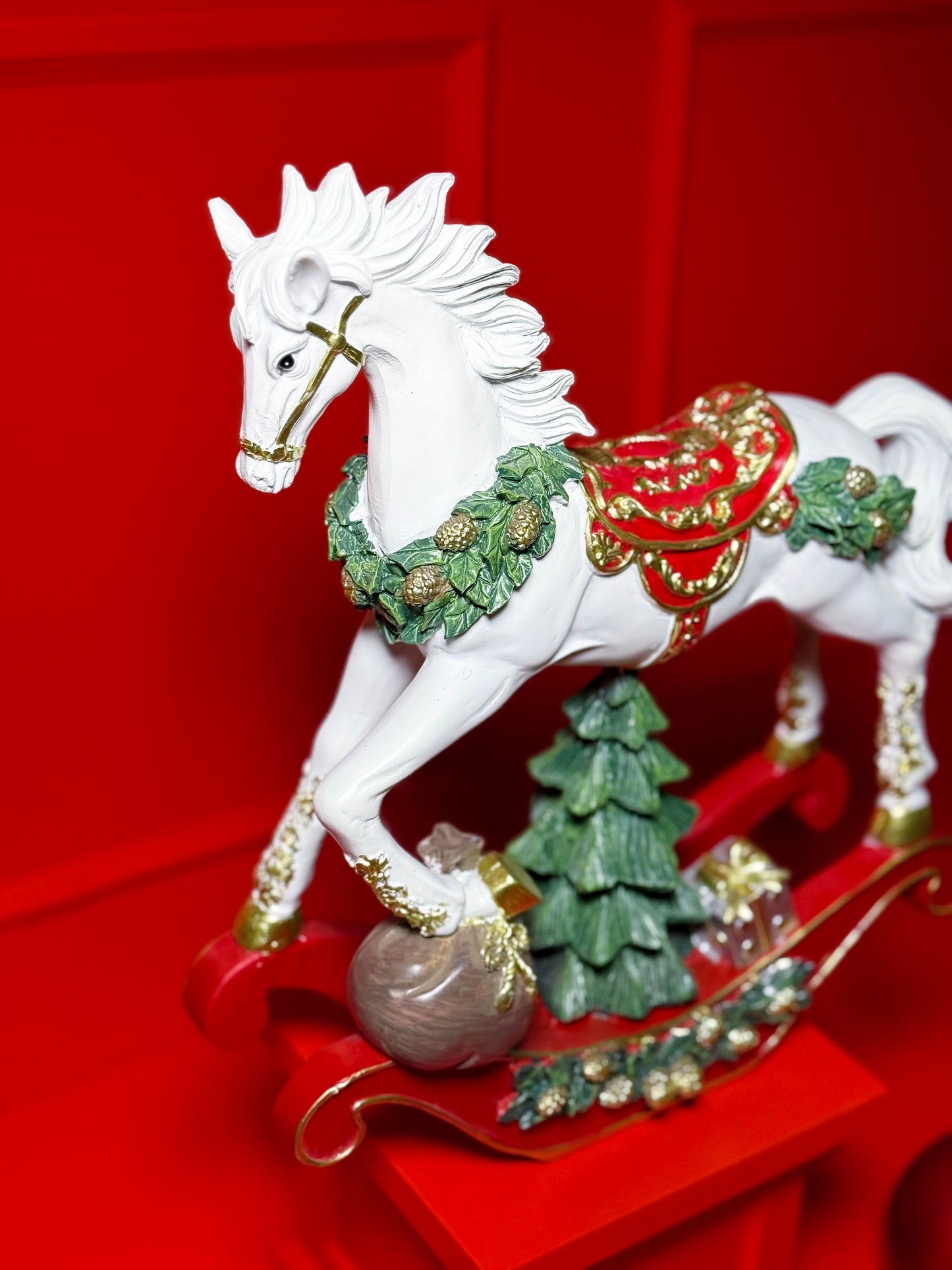 CAVALO TOY CHRISTMAS DECORATIVO