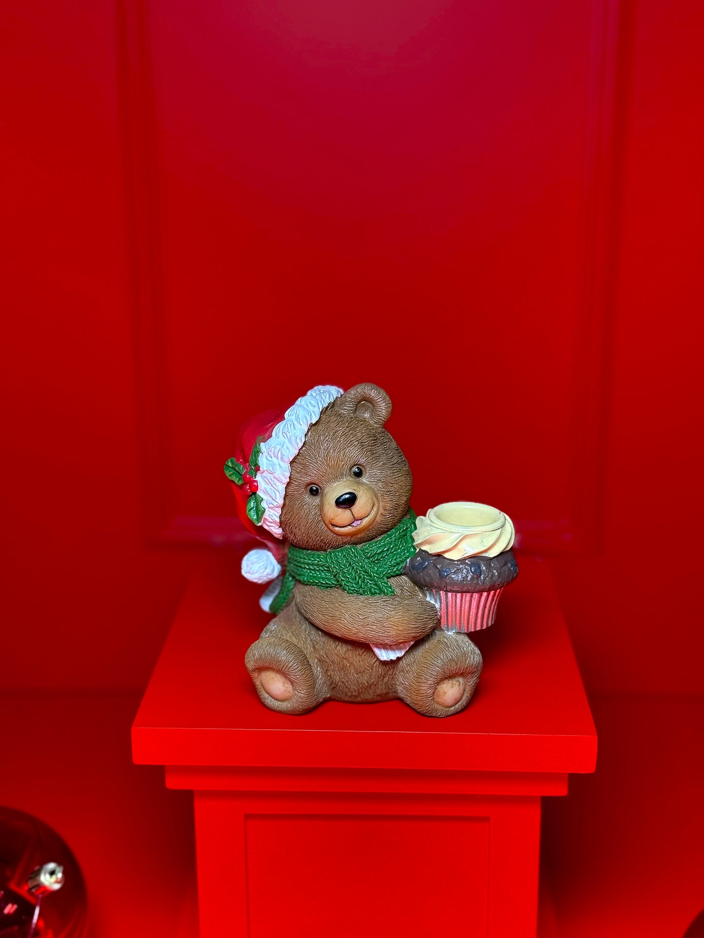 CANDELABRO URSO COM CUPCAKE