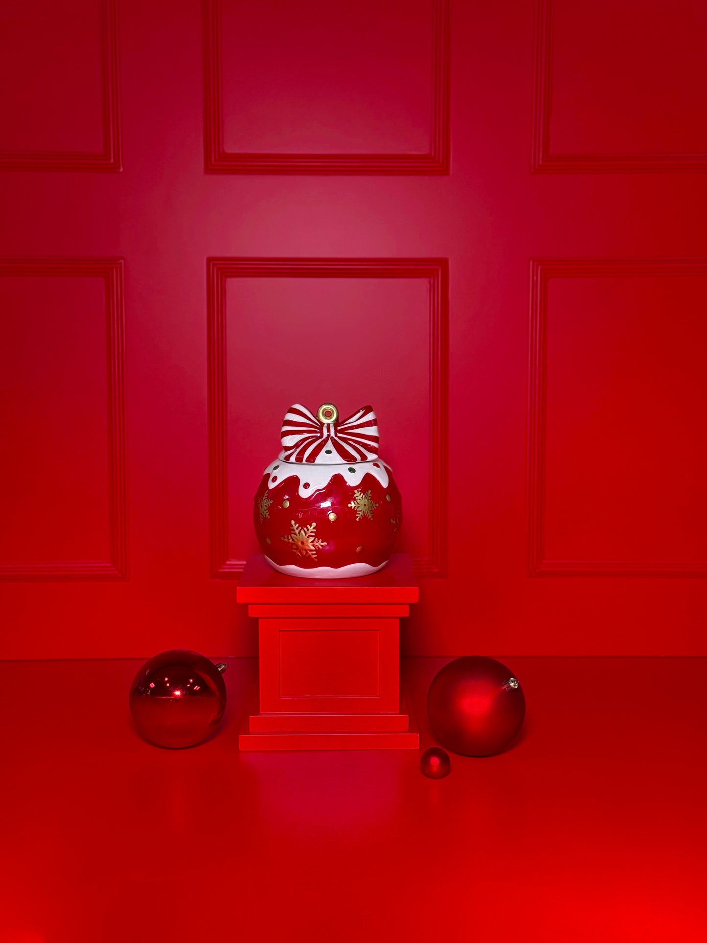 CACHEPOT DE BOLA DE NATAL