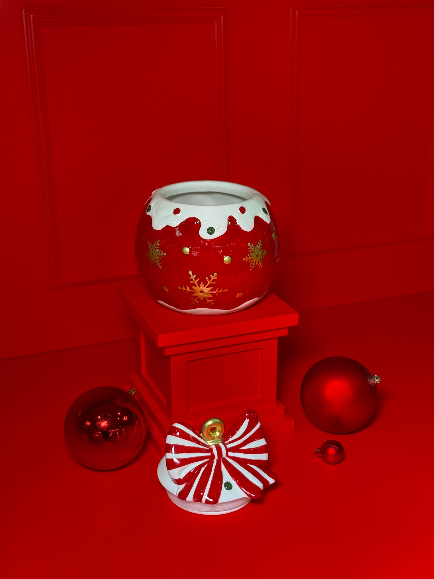 CACHEPOT DE BOLA DE NATAL