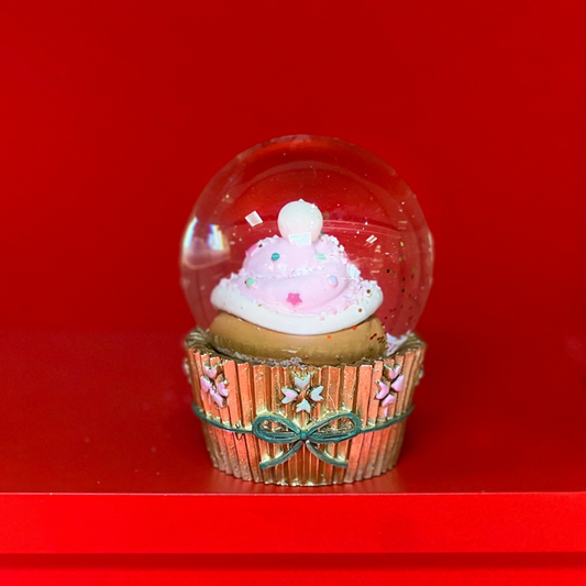 GLOBO DE NEVE CUPCAKE