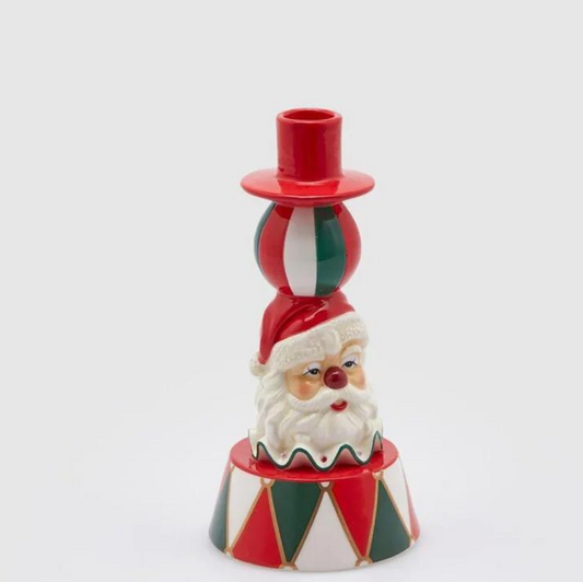 Castiçal palhaço do Papai Noel