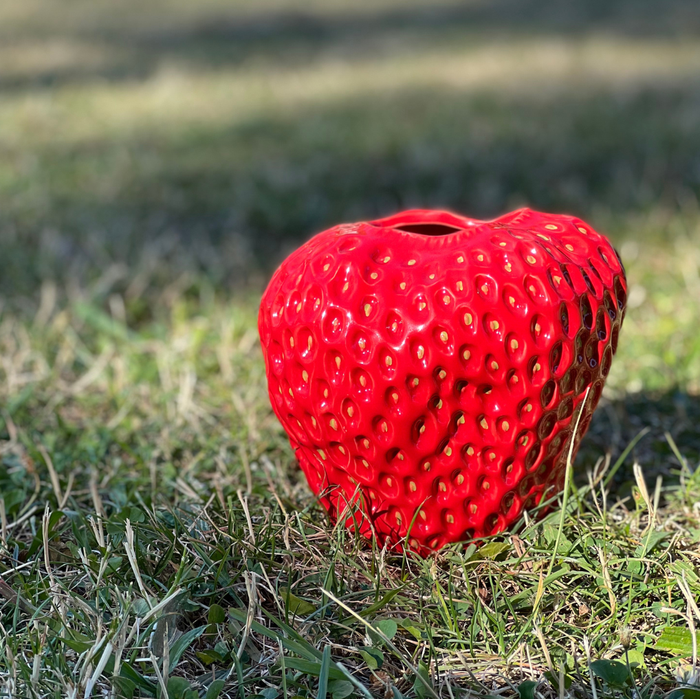 VASO STRAWBERRY PP COM RUSKUS