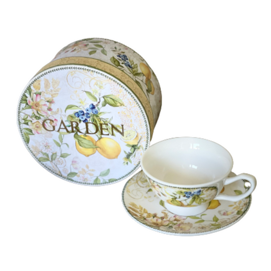 Xícara de porcelana yellow