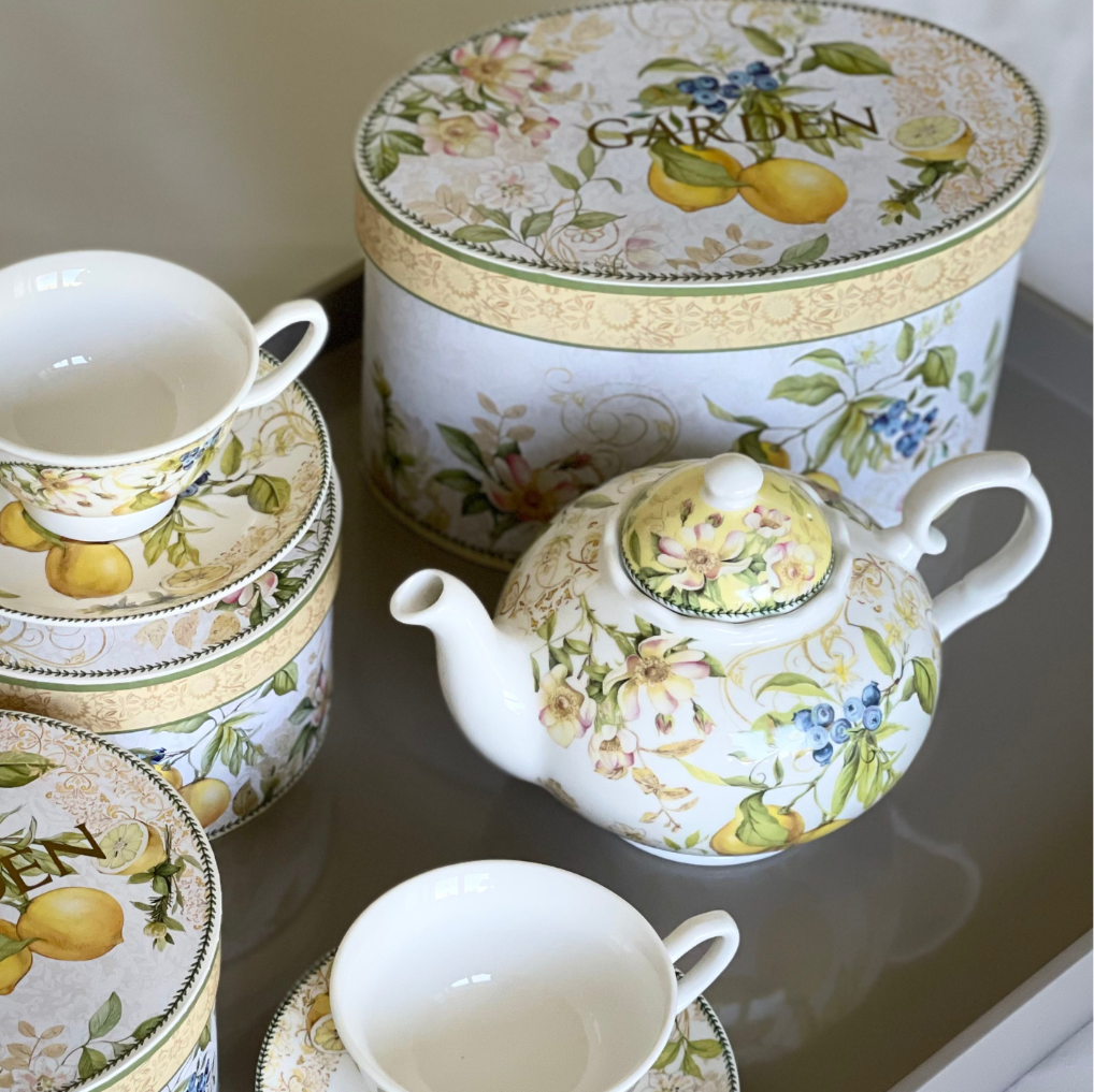 BULE DE PORCELANA ITALIANA YELLOW
