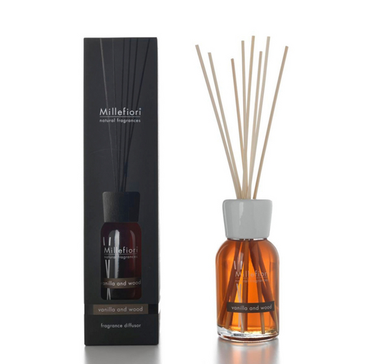 DIFUSOR BAUNILHA E MADEIRA NATURAL STICK 250ML