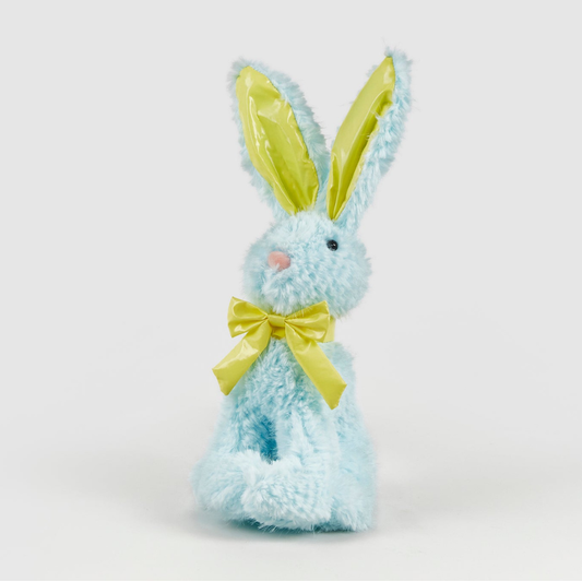 Pelúcia Coelho Pasquale Altura 28 cm Azul