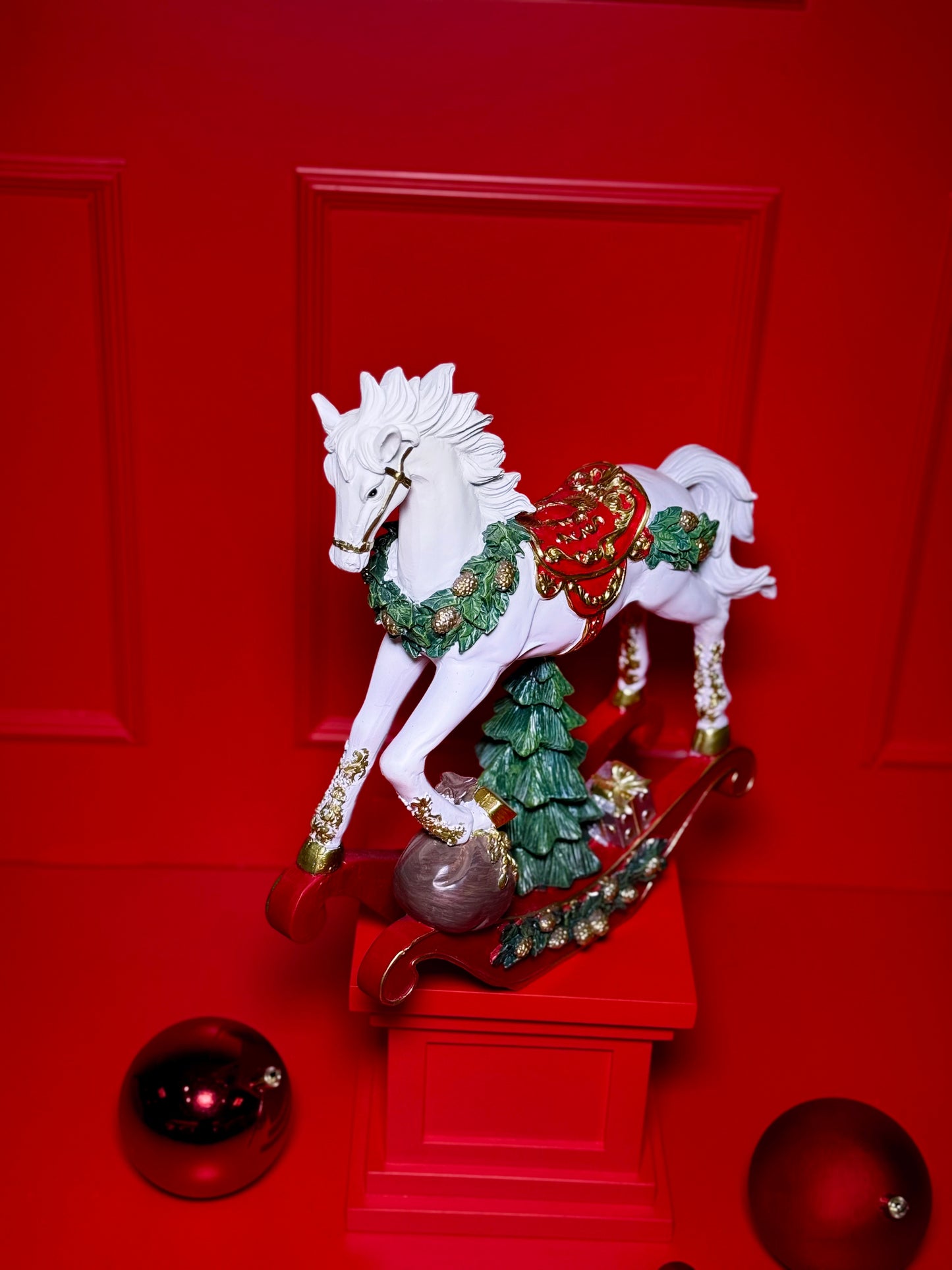 CAVALO TOY CHRISTMAS DECORATIVO