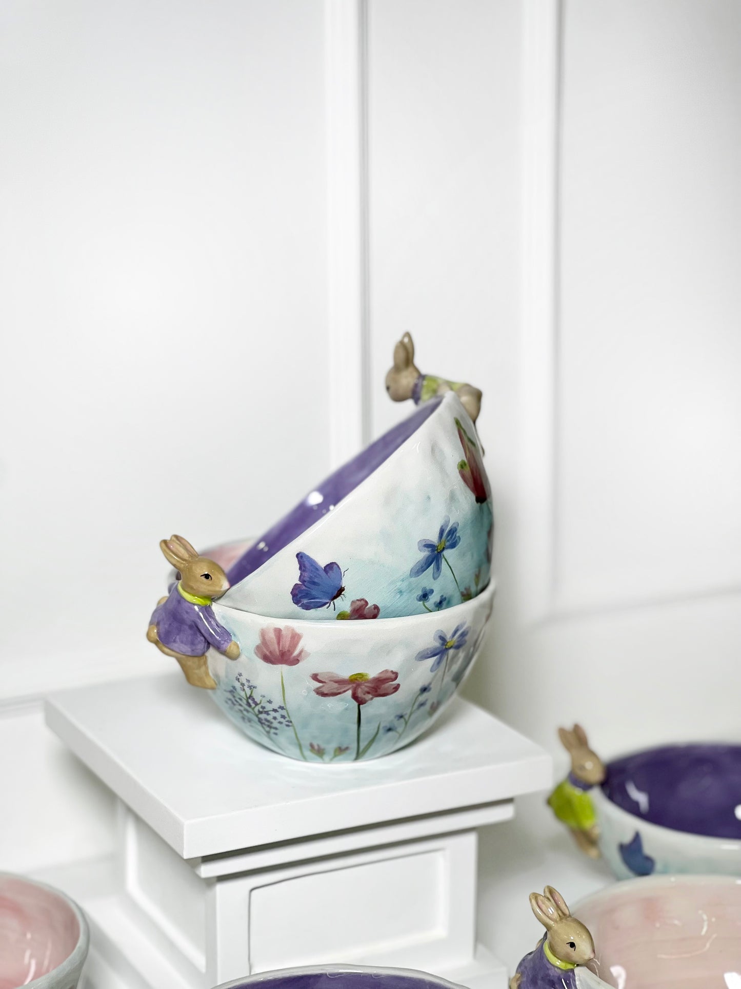 BAWL RABBIT FLORAL
